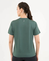 Women's AUSM5X™ Mesh Tee - Deep Emerald